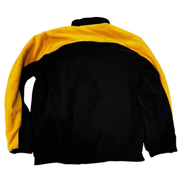 NFL Pittsburgh Steelers Vintage Reversible Fleece Jacket Block Men's Large - Picture 4 of 9